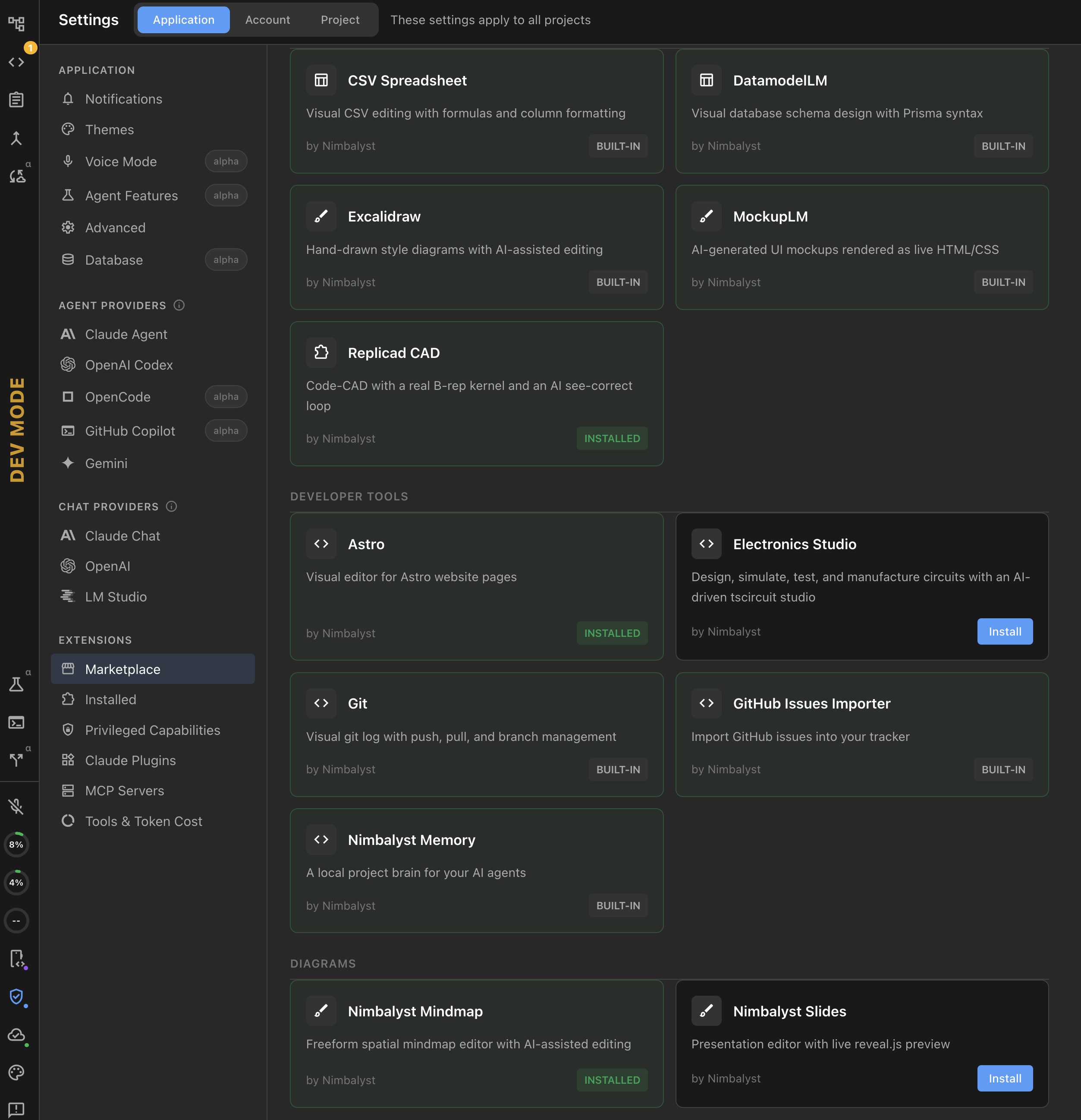Collaborative extensions