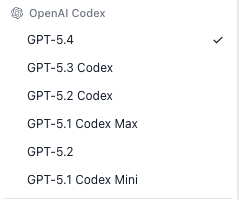 Codex improvements